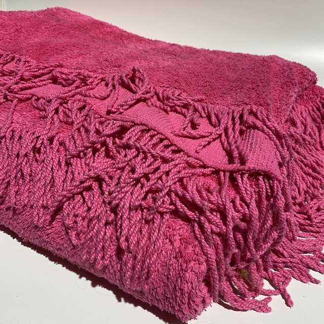 BLANKET, Bedspread - Chenille Hot Pink